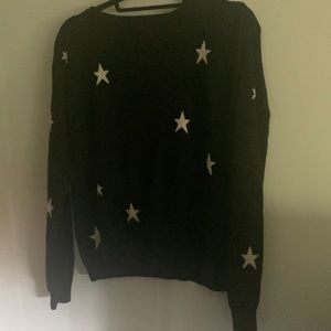 Black Sweater with Stars